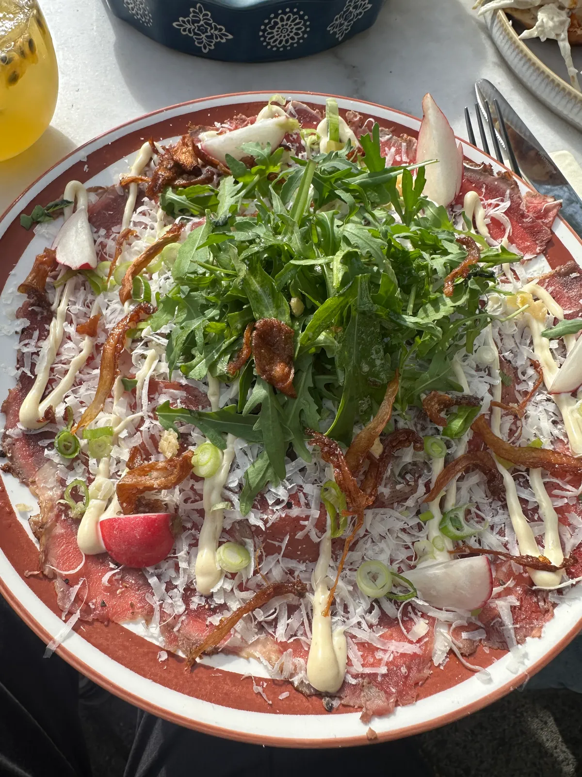 carpaccio sandwich