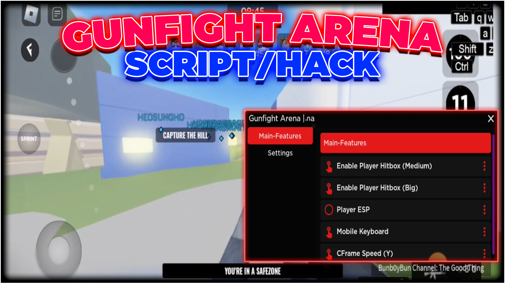 Gunfight Arena / Hack - Landing Page