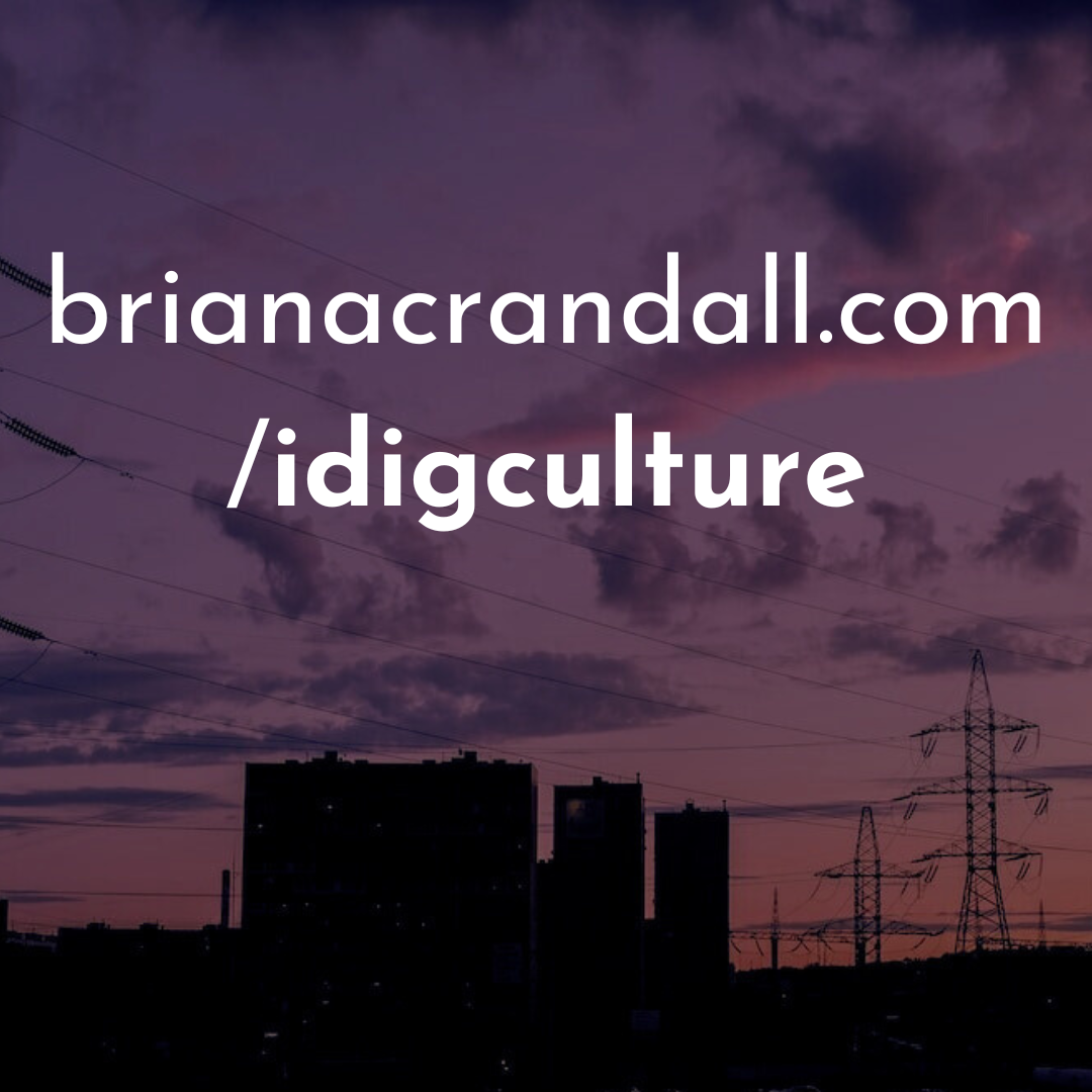 I Dig Culture - Landing Page
