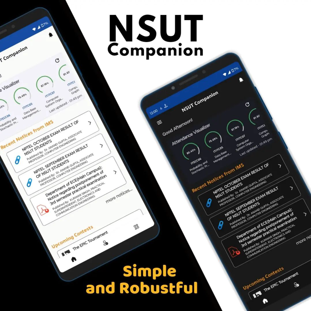 NSUT IT - Landing Page