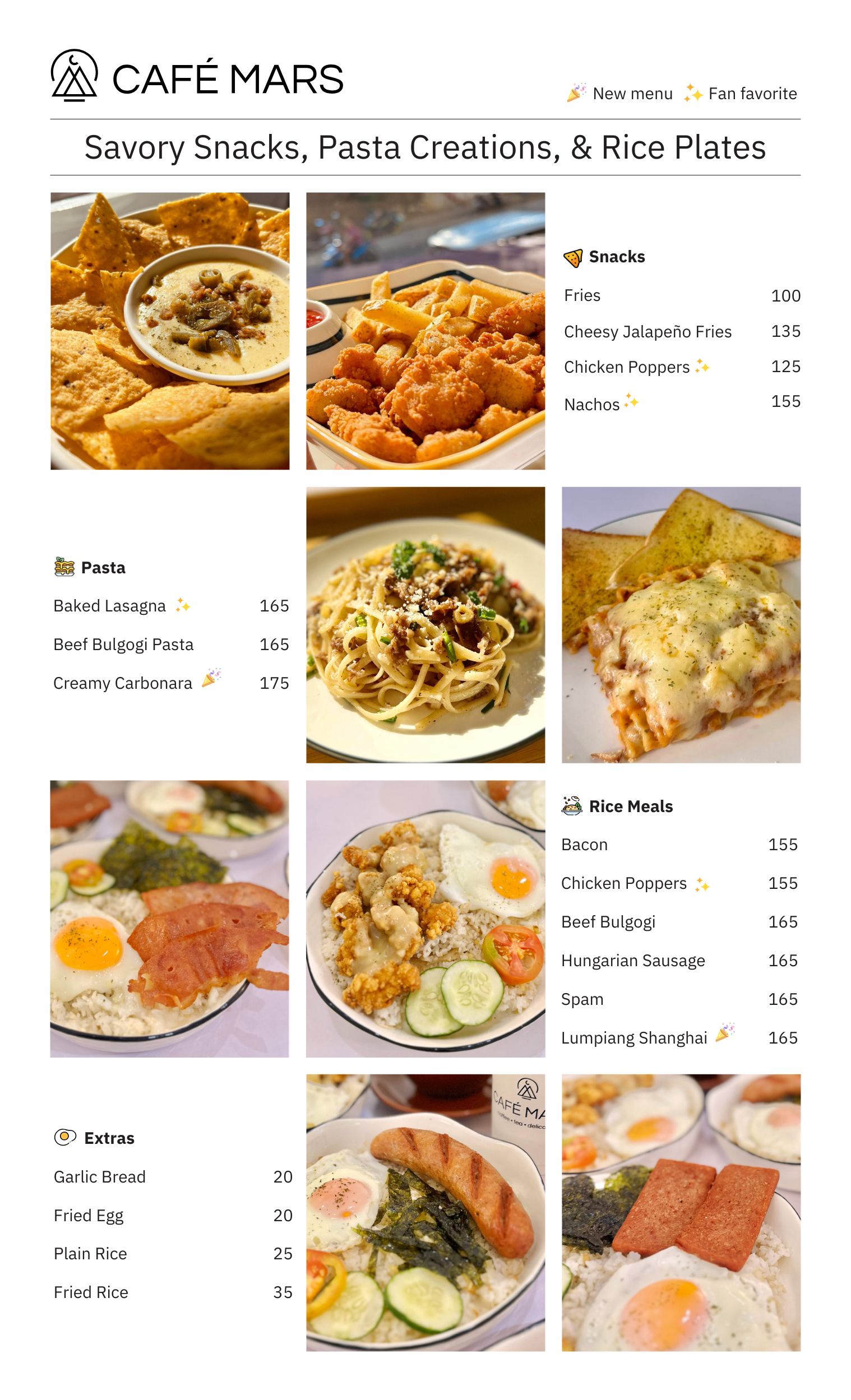 Café Mars - Landing Page