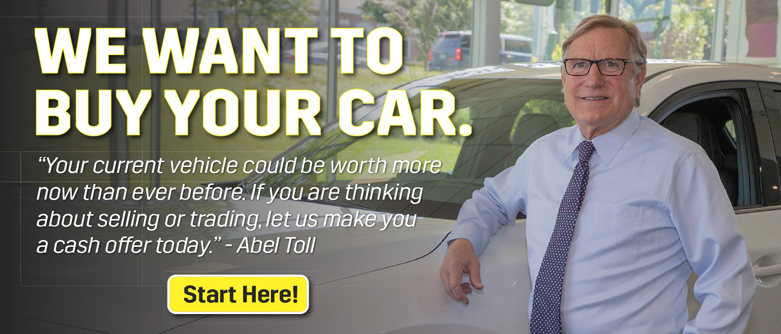 We want to buy your car! 