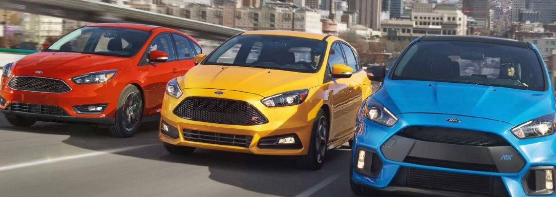 Red Yellow Blue 2018 Ford Focus Hatchback
