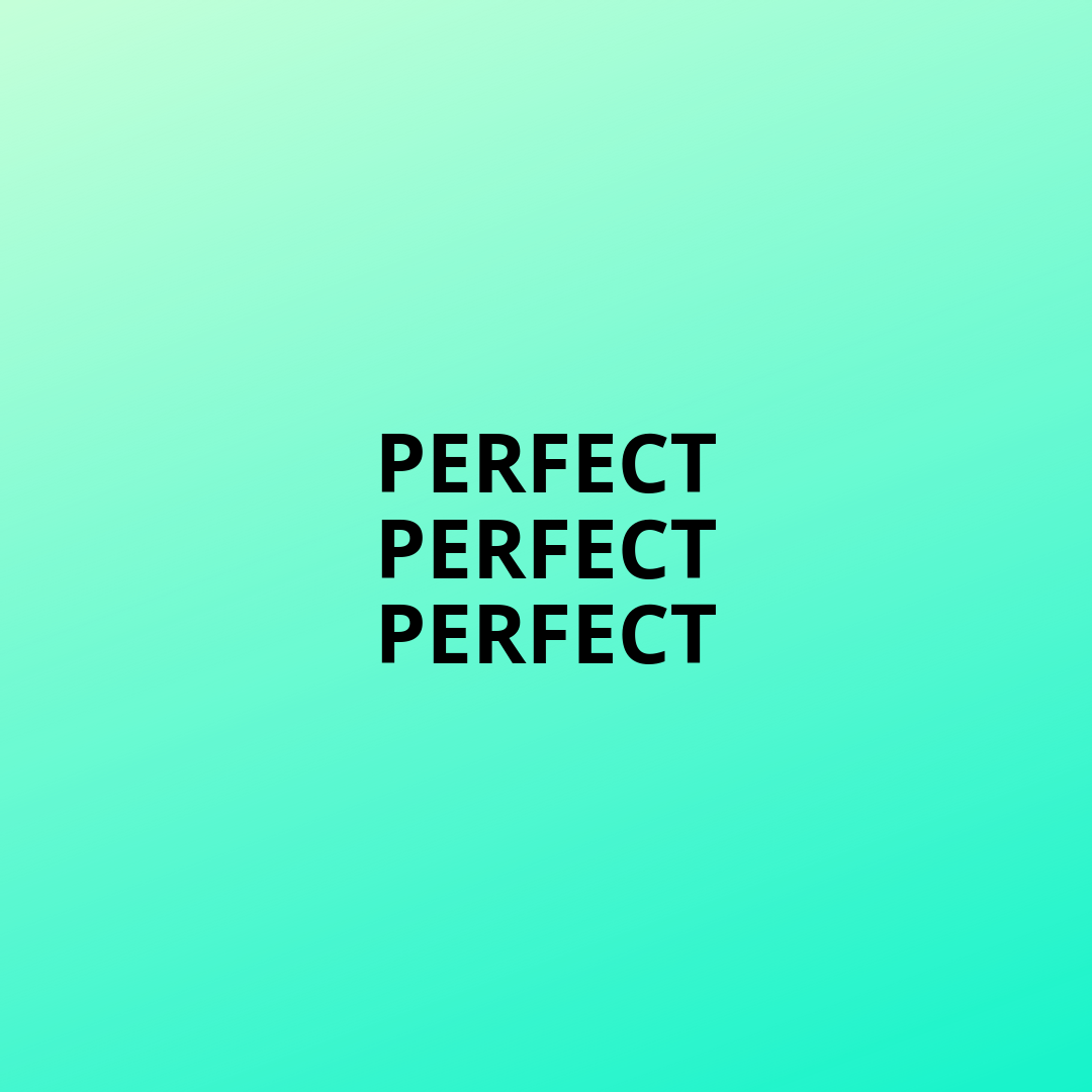 perfect word perfect word