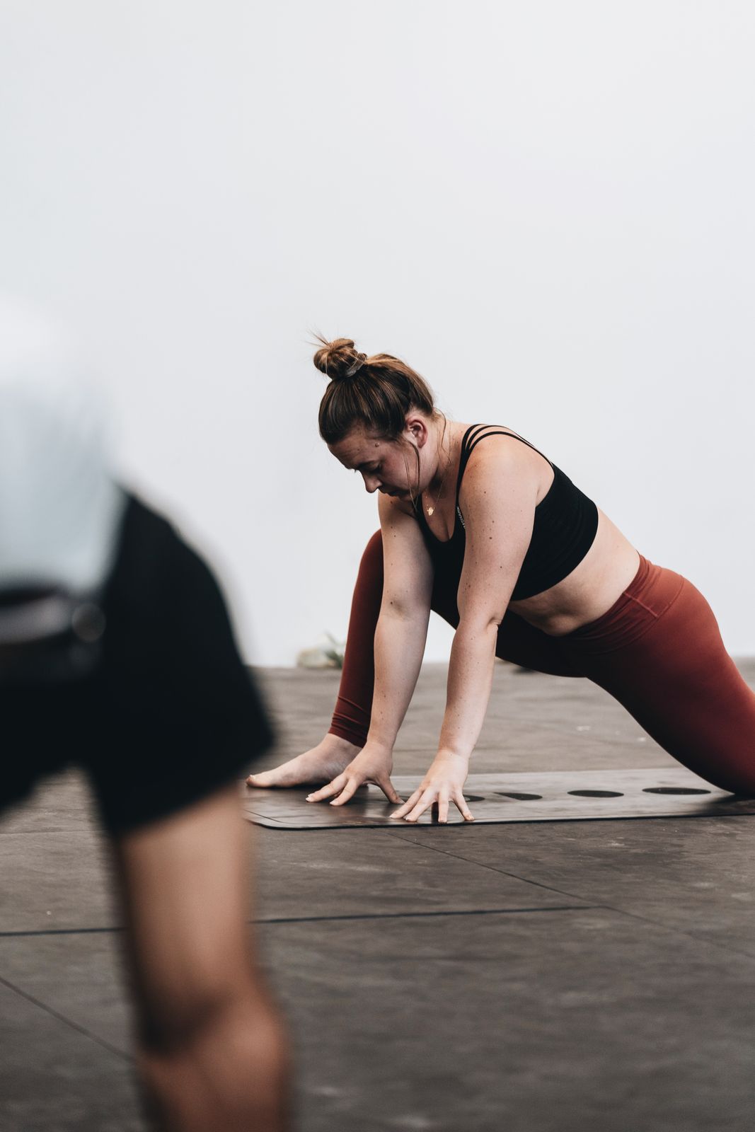 A couple of women standing on one leg in a yoga pose photo – Breathing  exercise Image on Unsplash