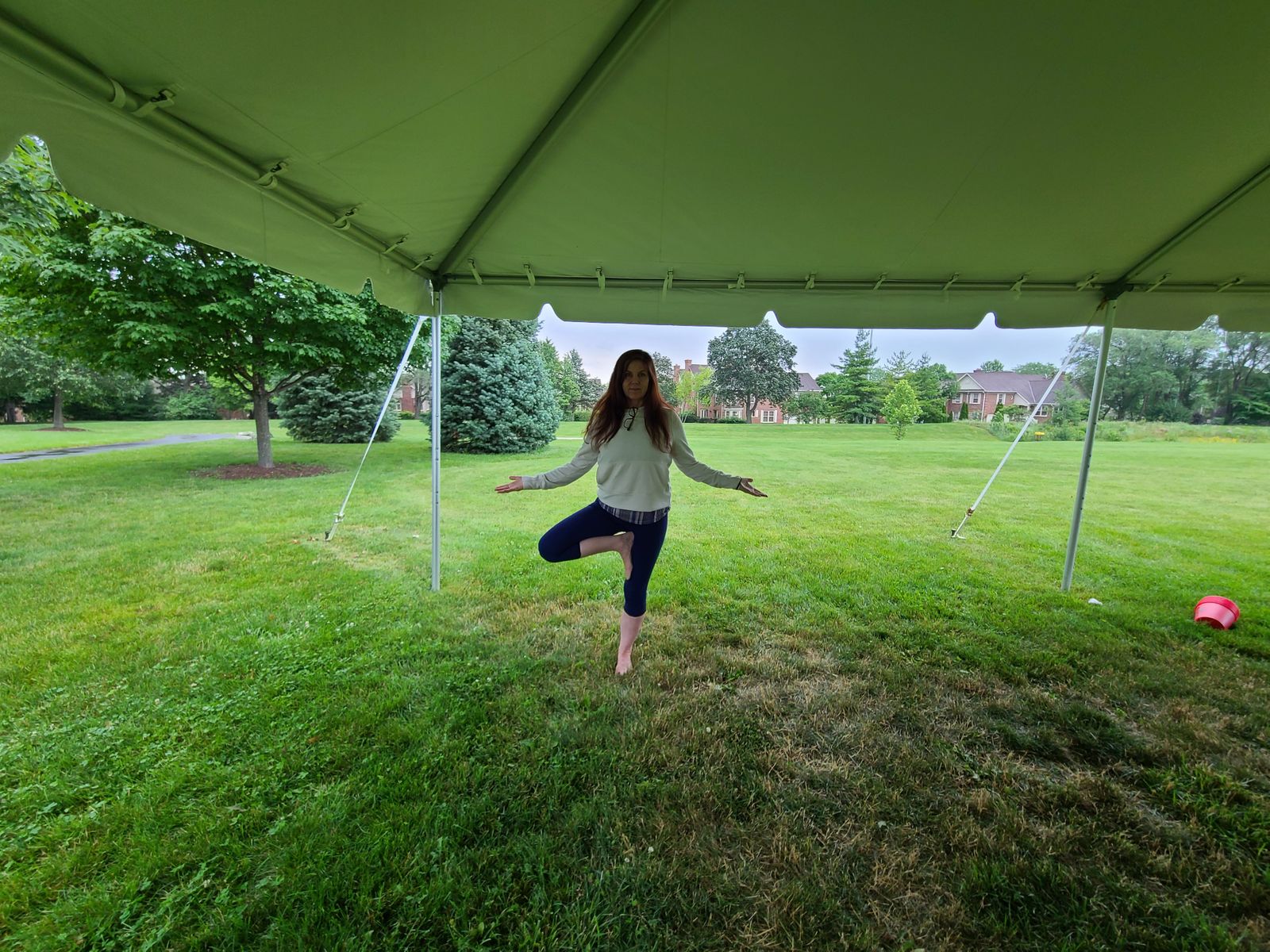 If It Should Rain - Yoga in the Park Tomorrow by Kristin Sassi