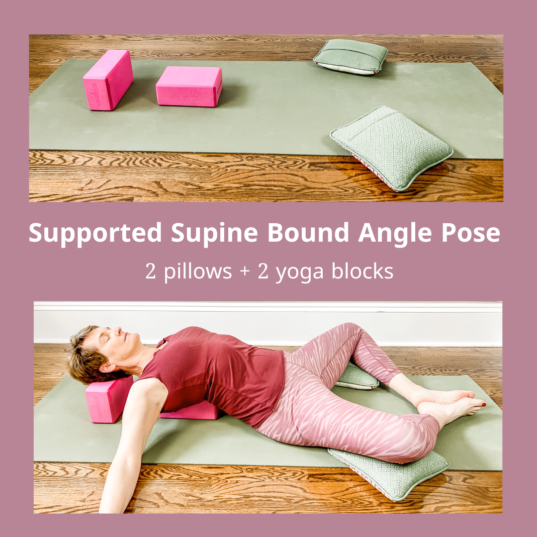 Supported Bound Angle Pose — Sacred Rhythms