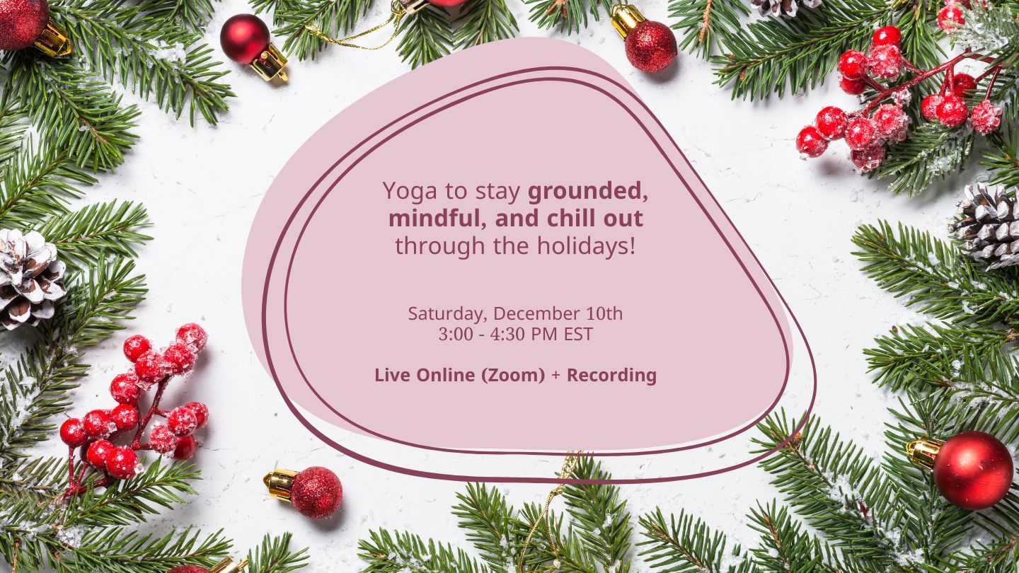 Three yoga tips to stress less this holiday season