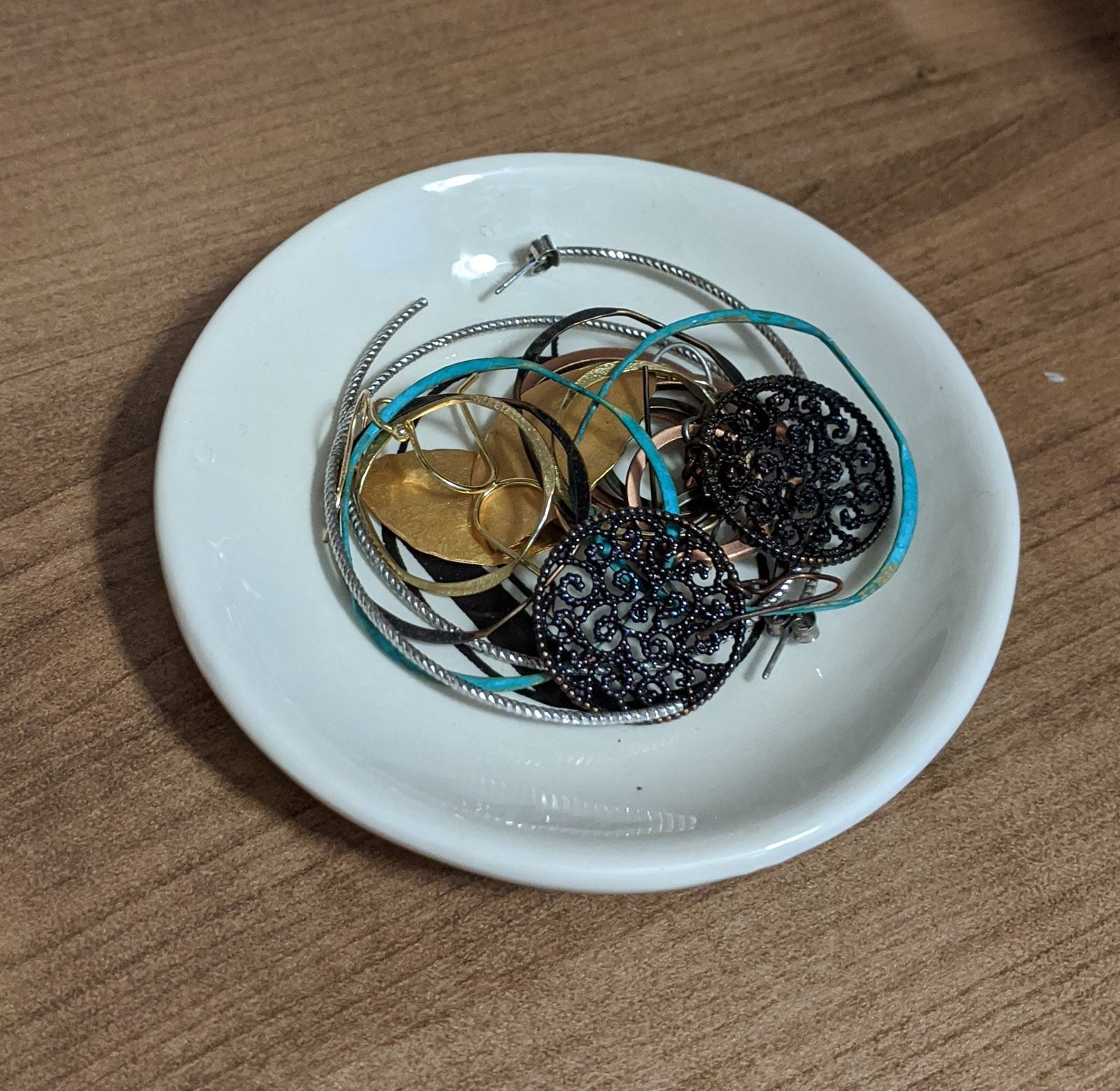 I once collected some data and discovered that almost all of my earring collection is comprised of gifts I've received over the years.