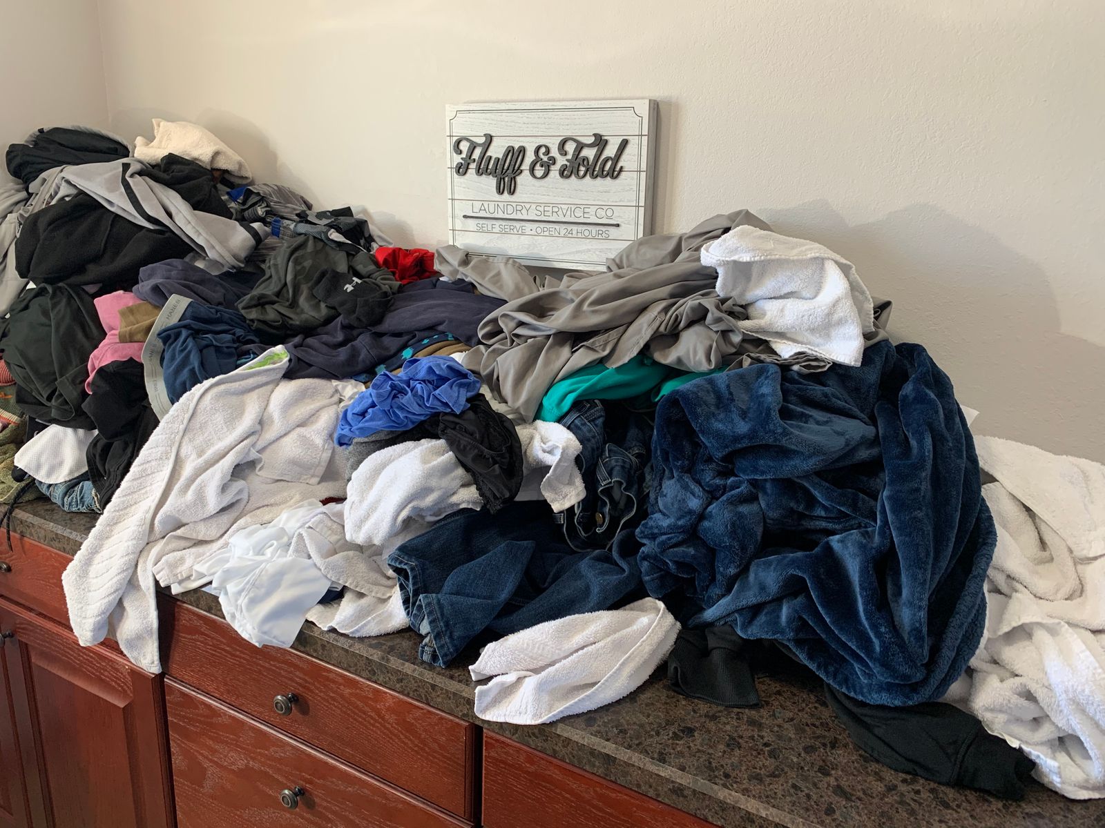 AN EXAMPLE- My laundry was piling up, like 10+ loads deep to fold. I was texting with a friend and complaining about it, and she attempted to shift my perspective. She told me to look at it as- 