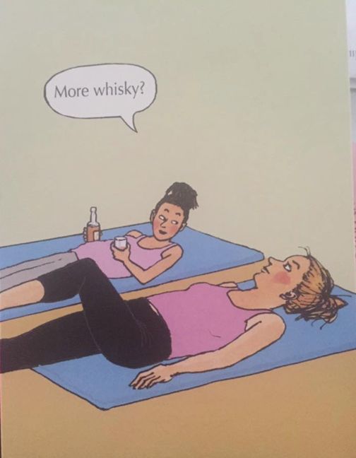 How about you do a little yoga on your own this weekend?