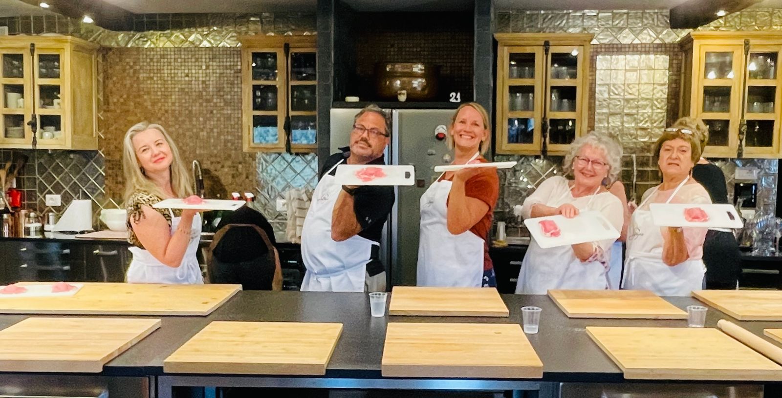 Some of our chefs. We shared a lot of joy and laughter together.