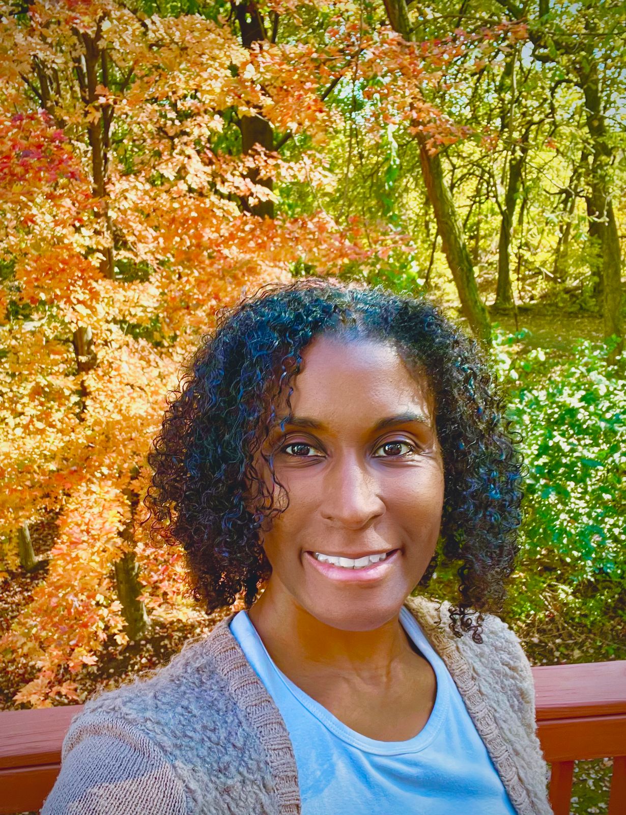 One more day out on the deck before it got too cold....