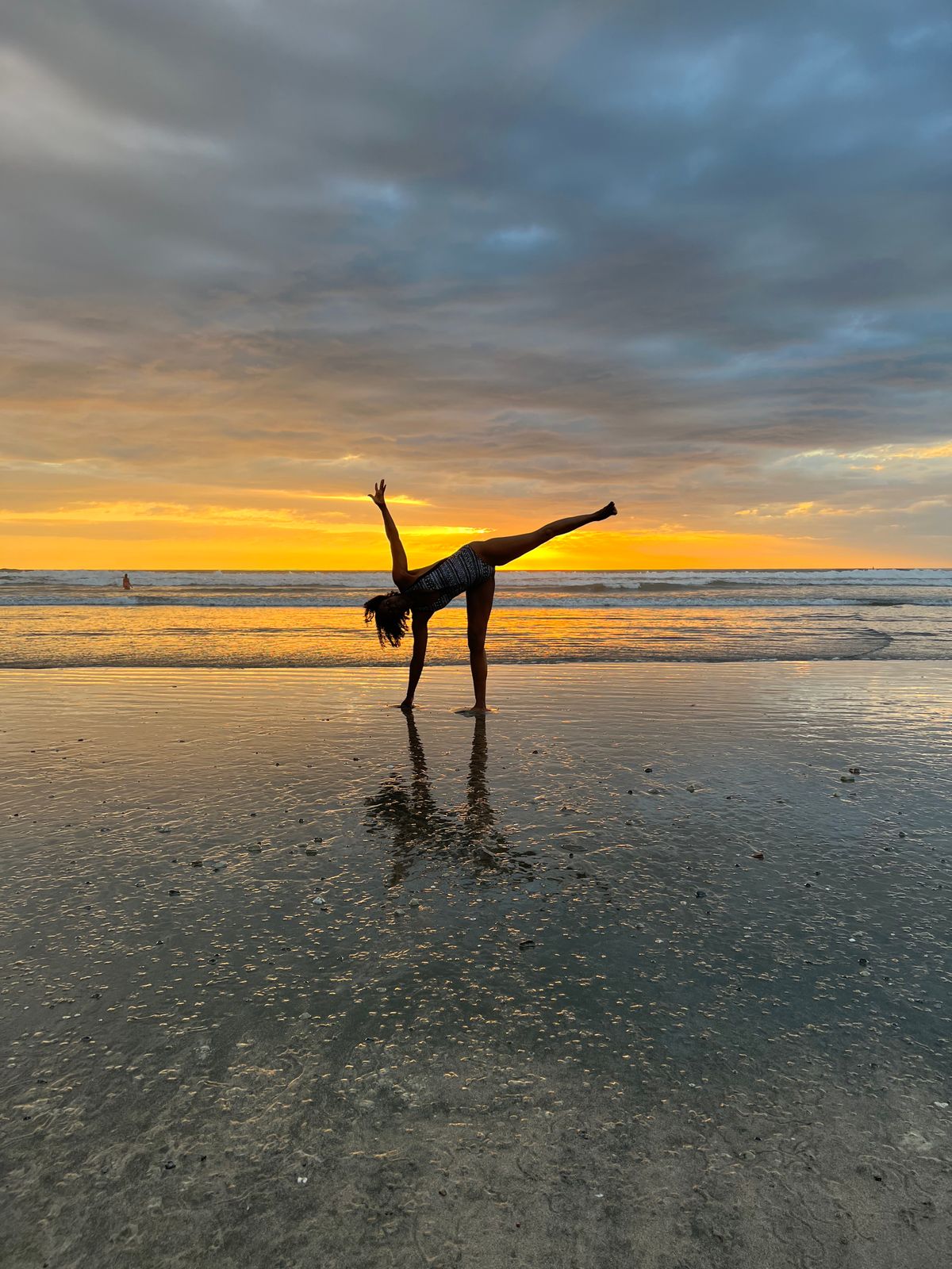 Ardha Chandrasana (Half Moon Pose) Nosara, Costa Rica