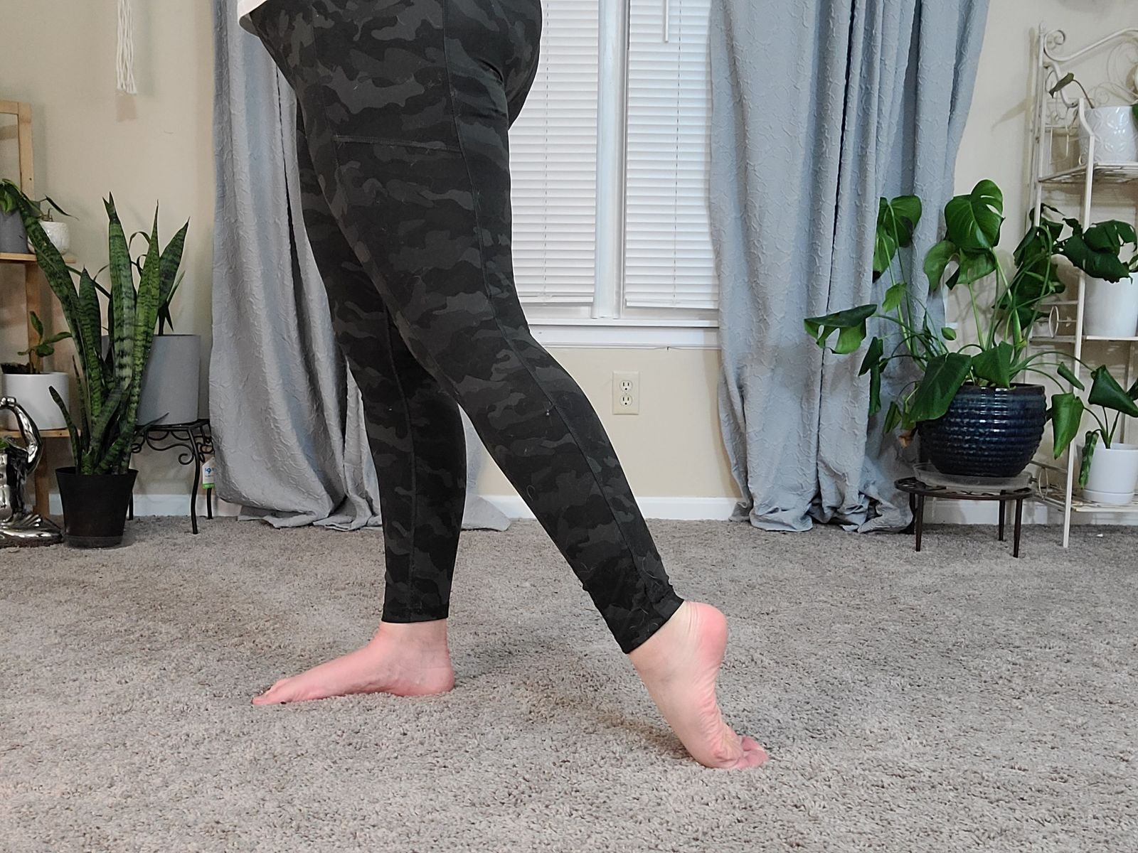 Stretch the top of your feet