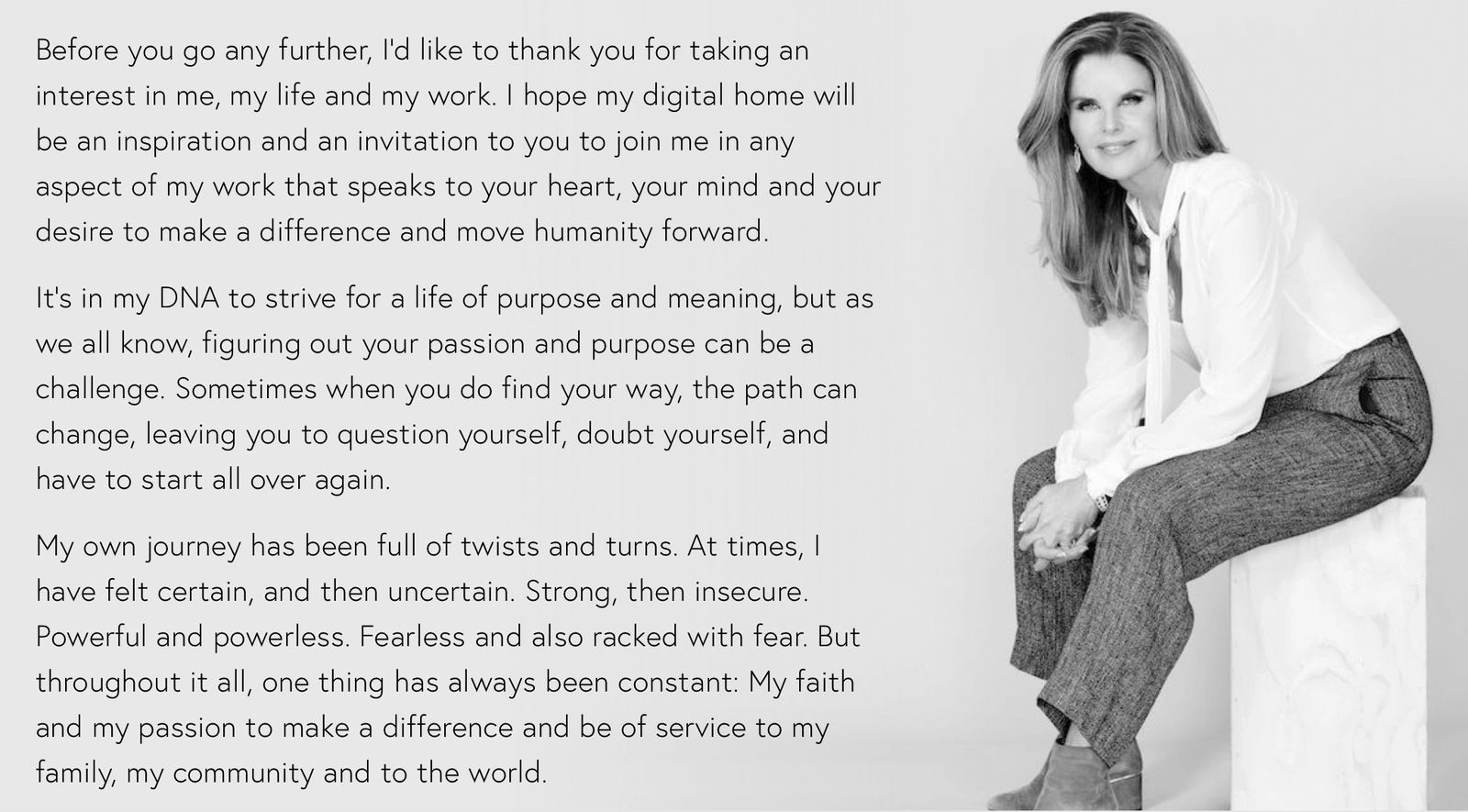 Words from Maria Shriver