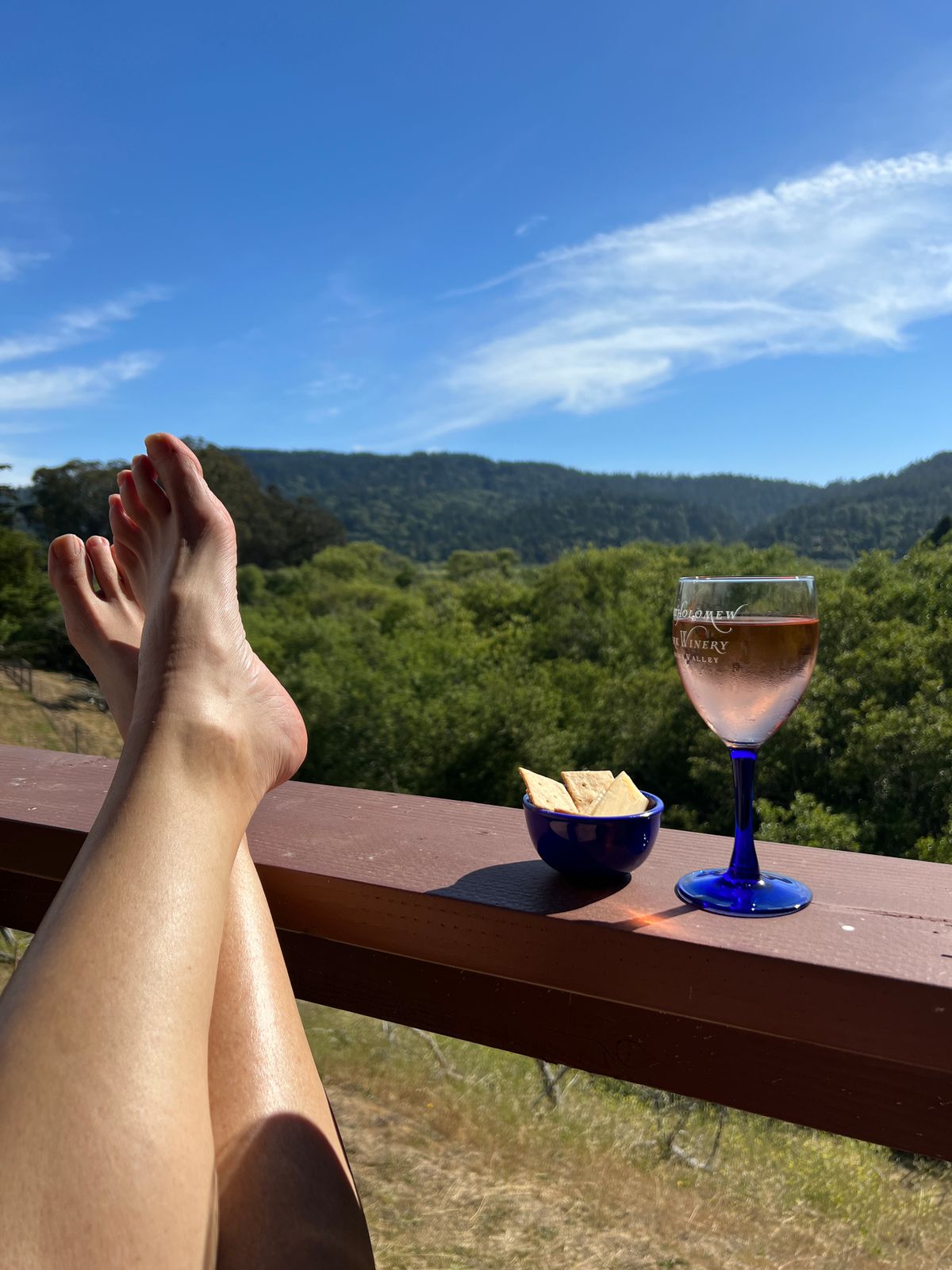 It's hard to be in wine country without a little happy hour