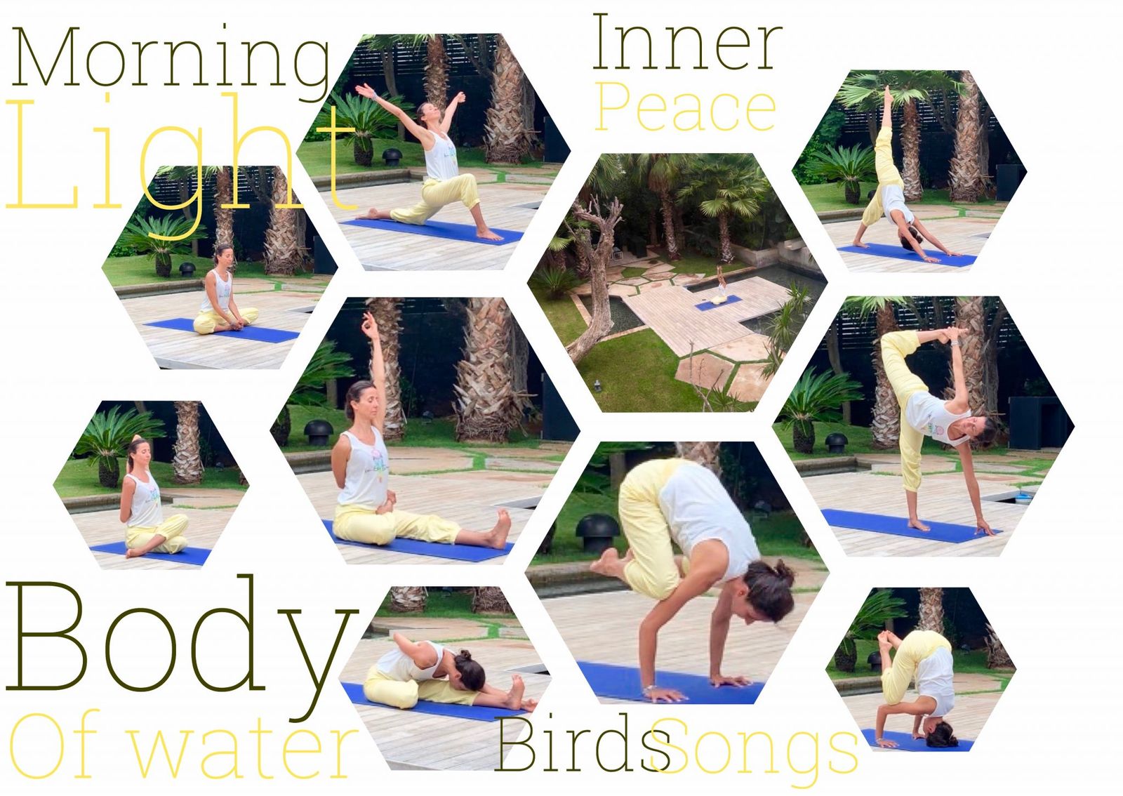 Yoga for inner peace and happiness requires some simple steps before starting your practice. Find a remote place outdoors, free from noise and disturbance, place your mat on an even ground away from the heat of the sun and wear comfortable clothes. Yoga and meditation are then experienced in optimal conditions where the body moves with ease and freedom, the heart embraces the softness of nature and the breath expands and contracts to tap into the most peaceful state of self.

Namaste 🙏🏻