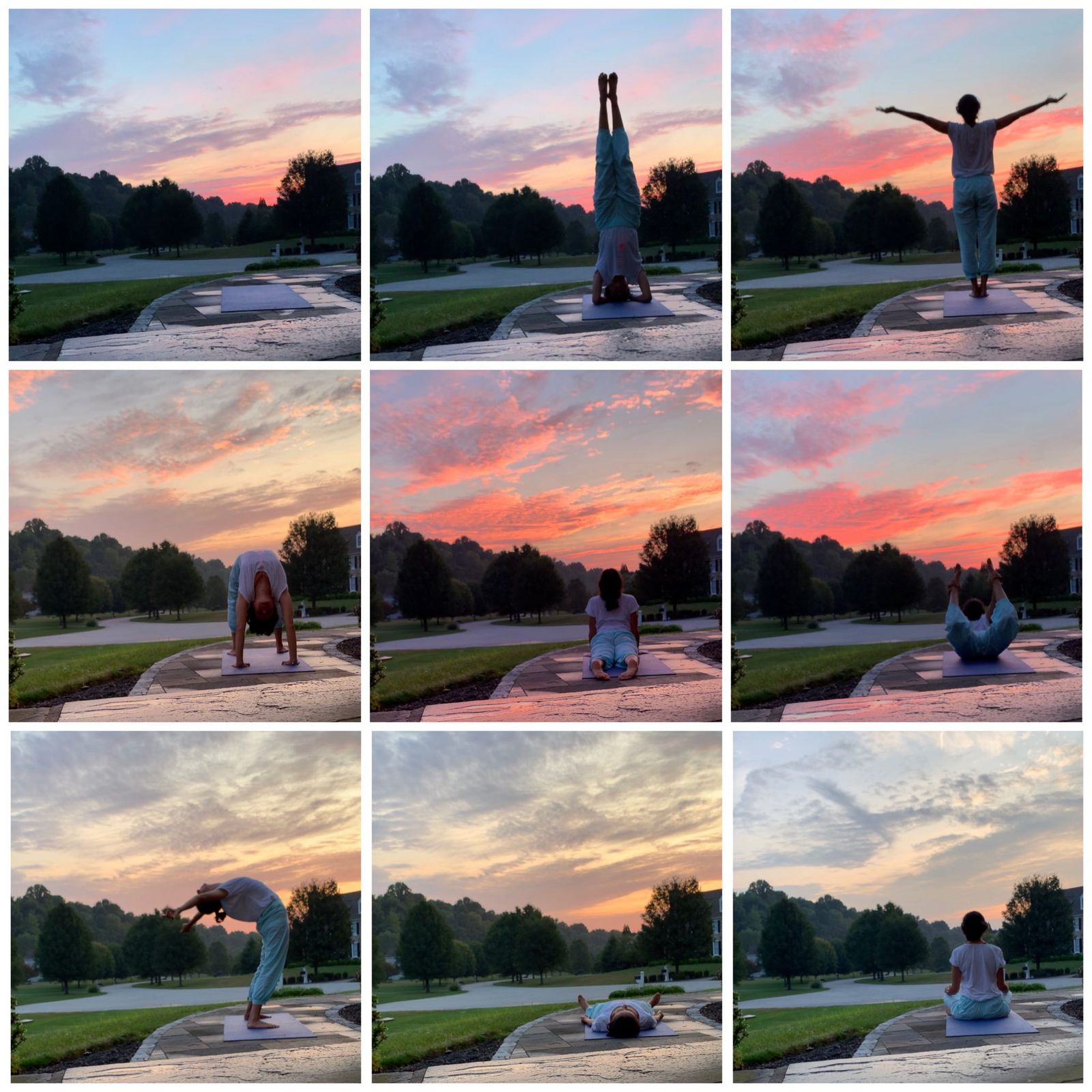 Each day is a blessing and I am the happiest person on the planet the nights I hear and feel that voice calling me to witness the grandeur of the sun, making its first appearance and slowly breaking through the daylight. While practicing yoga at dawn and noticing the spectacular subtle changes in the sky, I could also notice the subtle openings in my body, the profound peace in my mind and the warmth in my soul. A sunrise reminds us that we are loved and connected to the source through the majestic beam of light that is sent right to us whether we are awake or not. It lasts only few minutes and touches our hearts so deeply and sometimes we are lucky enough to be there to receive its blessing.

Namaste 🙏🏻