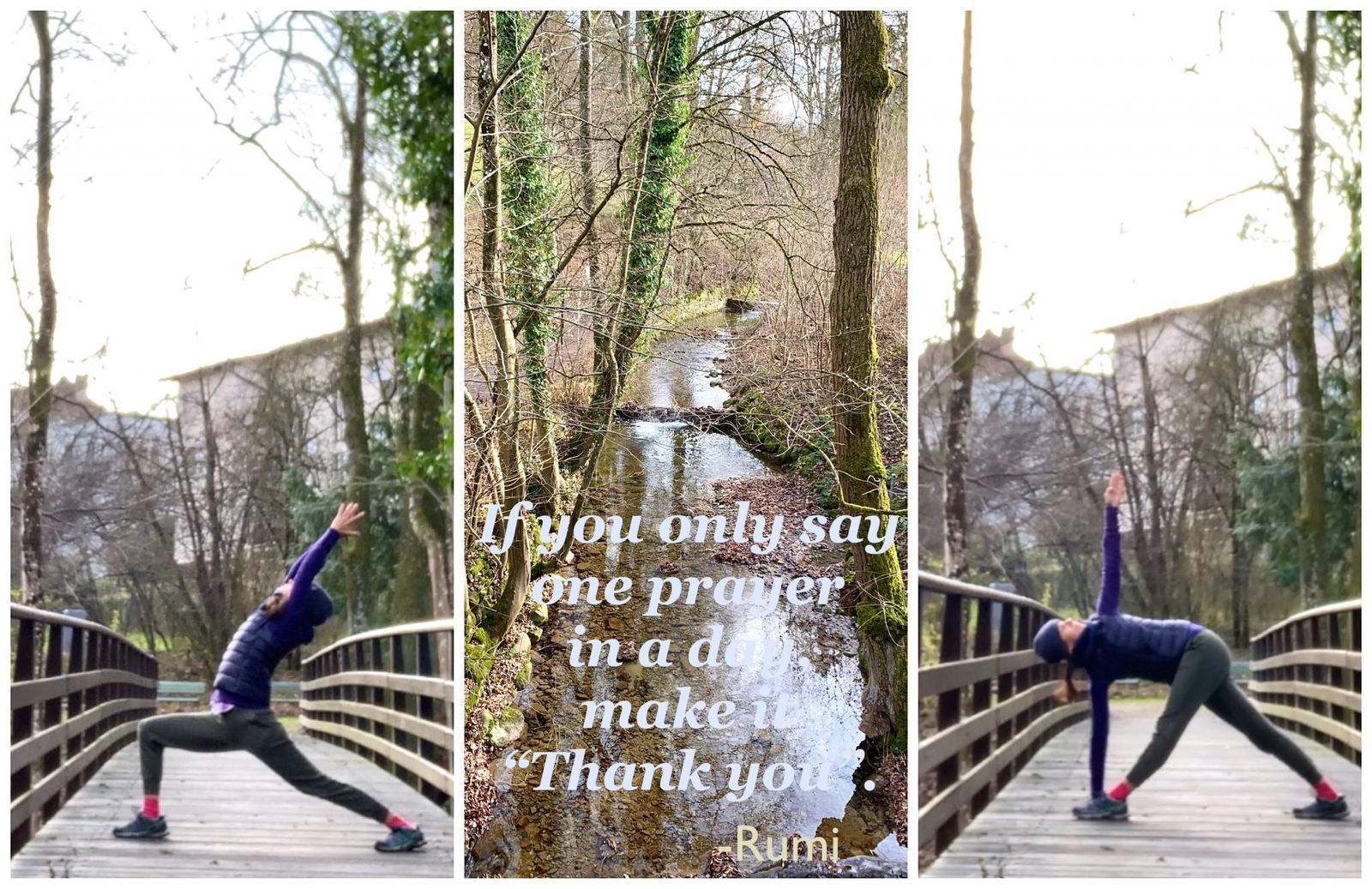 This morning the sun was shining through the windows and Mother Nature was calling me to go back to its trails, bodies of water and trees. During those last four days of silence, nurturing and keeping my throat and body warm, I was journaling after my meditations. The same words flowing on the paper were thankfulness and gratitude. Being aware of it filled my heart and allowed me to see clearly into my soul, which does not identify with “I can not talk”, “I don’t feel good”, “I should have…”. This detachment from the stories of the mind allowed space for freedom and wisdom, pure sensations which often arise when we deeply connect with our soul, our true identity, our light, our inner purpose.

To my voice, thank you for coming back🙏🏻