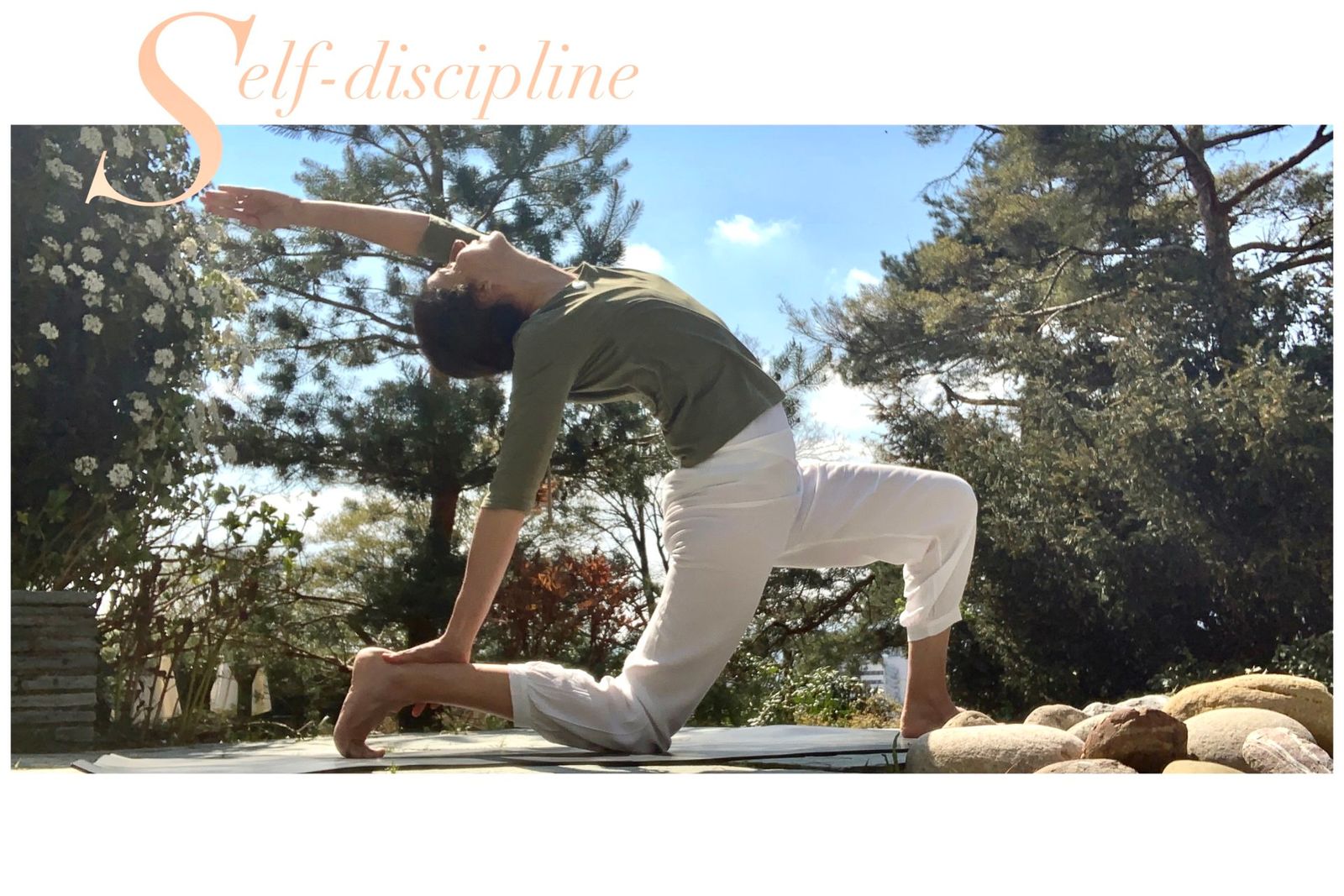 What is it exactly happening when your body and mind move in different directions? Have you noticed how it affects your energy level, your concentration, your sleep and your decisions makings? One of the major core principles of yoga is self-discipline. Why? Burning enthusiasm and determination are building blocks for transformation and self-realization. The goal of yoga is to harmonize the body-mind relationship. By essence the mind produces thoughts and finds its satisfaction in restless agitations and distractions. When the body moves with awareness to a space of stillness, the mind looks for other means of distractions. With self-discipline, the mind learns to follow the movement of the breath, resting in its deep and peaceful rhythm being here and now with the body.