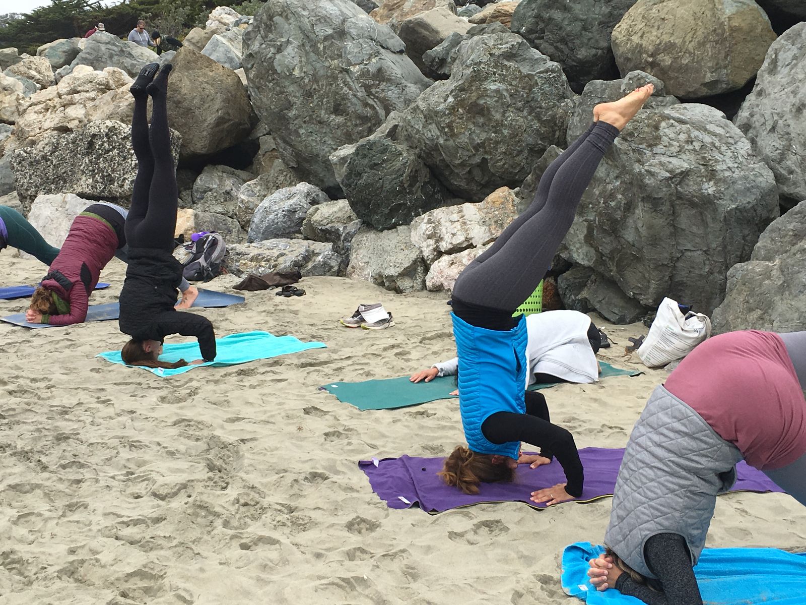 Flight School on the beach in Half Moon Bay