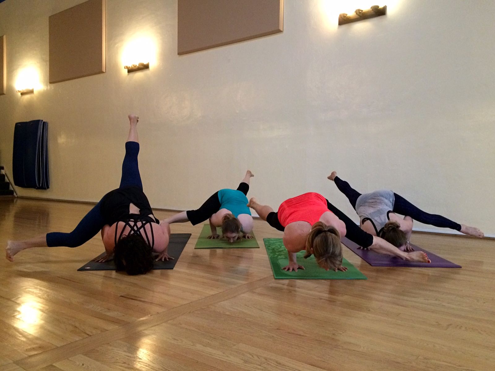 Jen, Sheri and Megan flew to new levels in Flying Splits! 