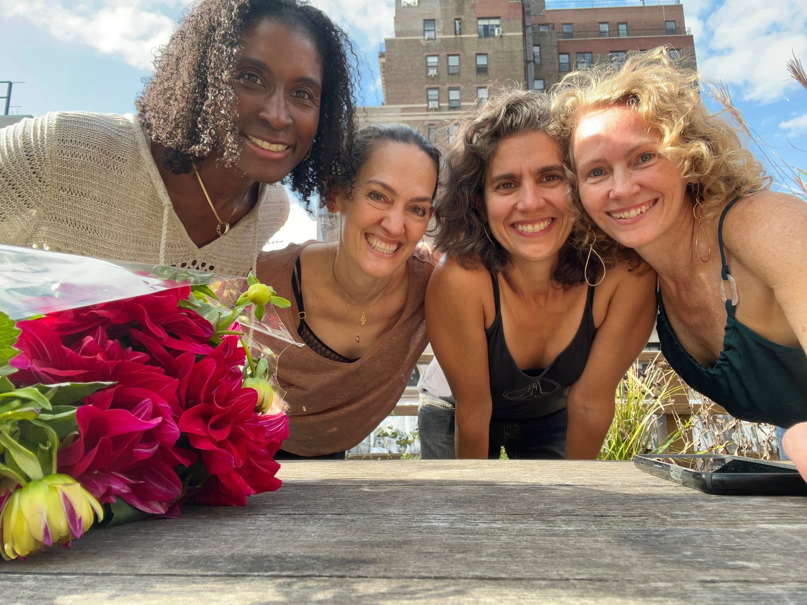 Hanging with the goddesses