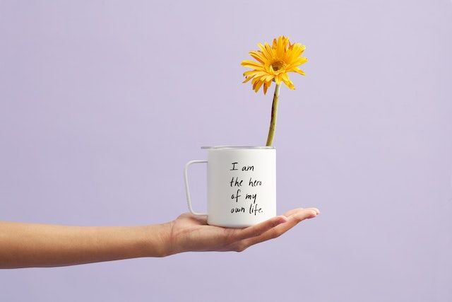 This mug states an example of a sankalpa. Photo by Thought Catalog