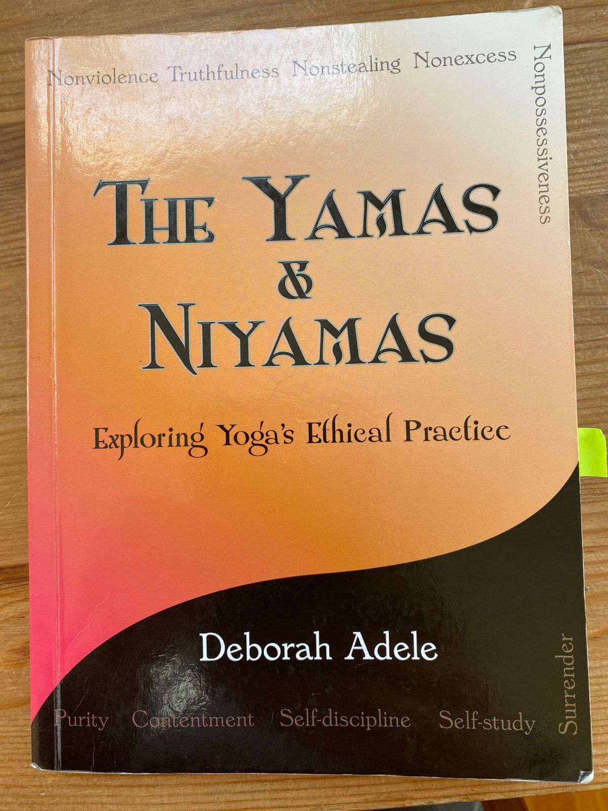 I'll be reading some excerpts on satya from this book