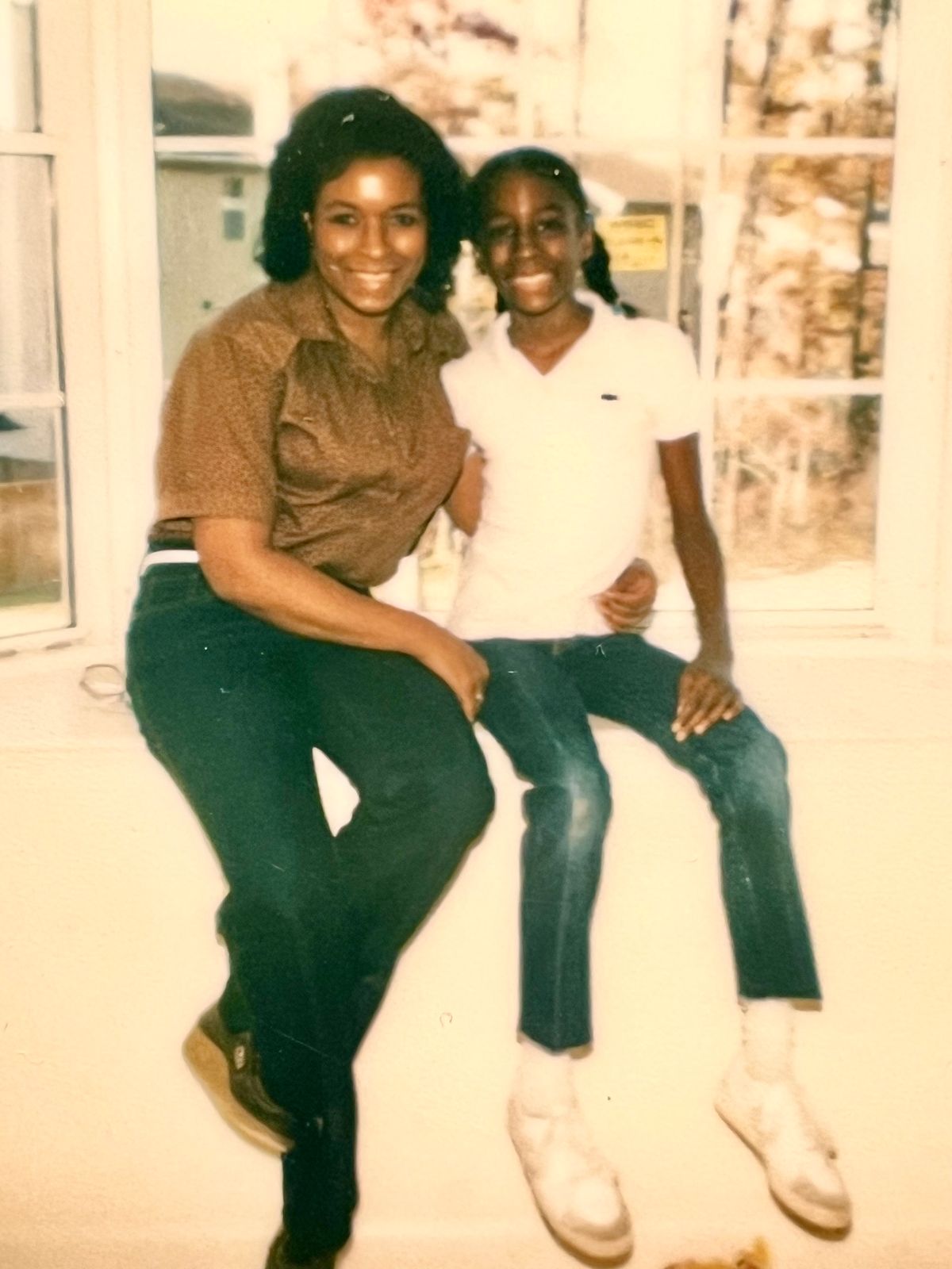 9 going on 10 year old me with my Mama!