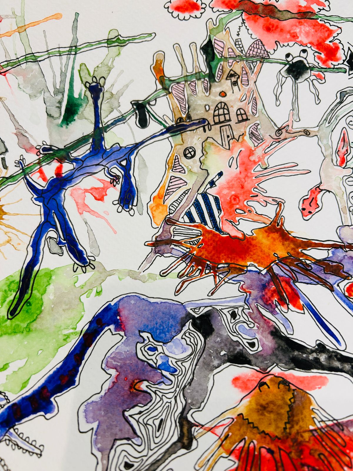 Howl's Moving Castle meets... Puff the Magic Dragon?