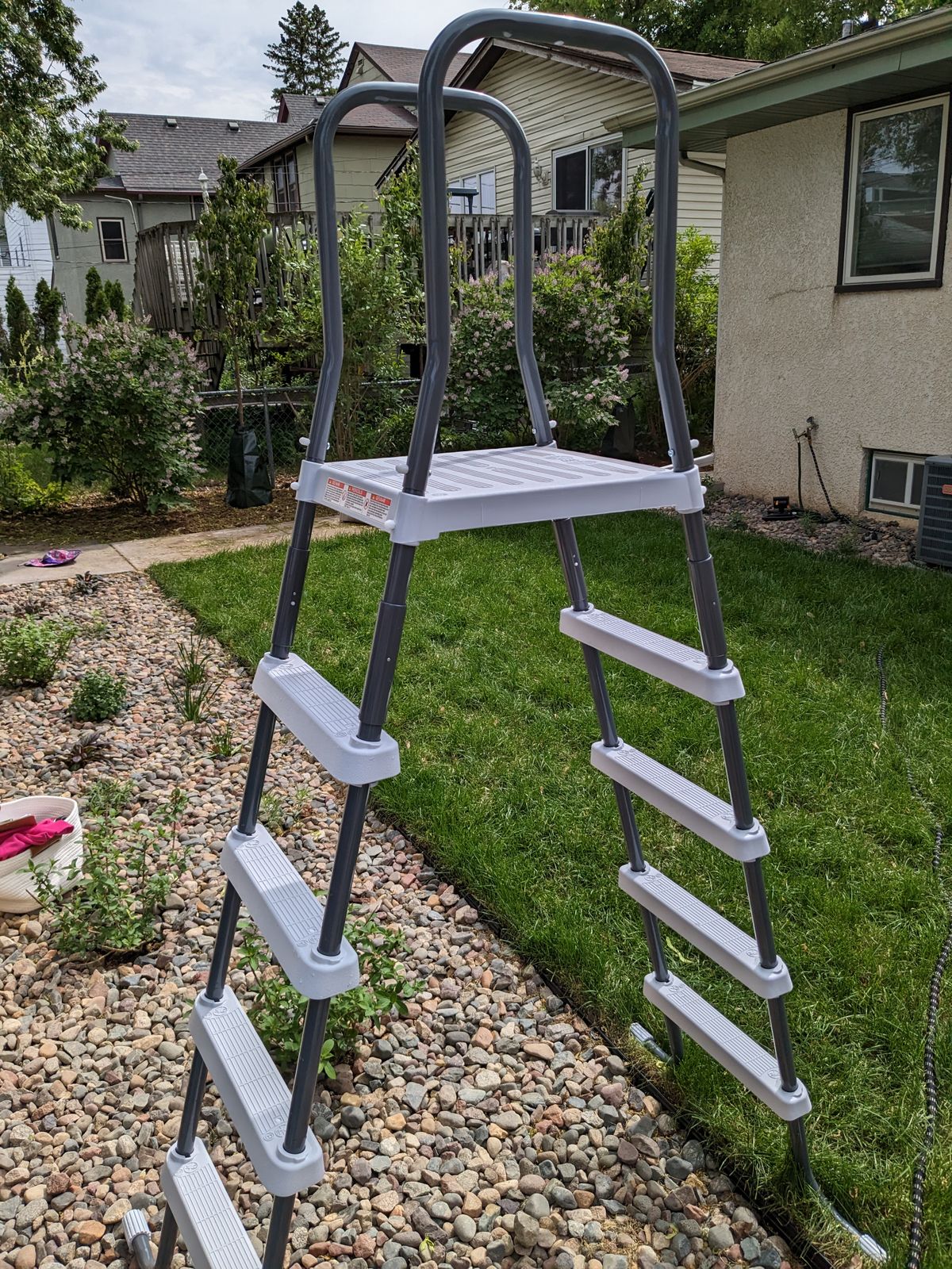 We definitely weren't going to take this apart on Labor Day and put it together again on Memorial Day.