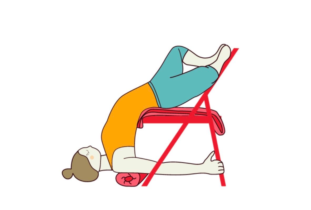 Supported Shoulder Stand Chair Blankets 