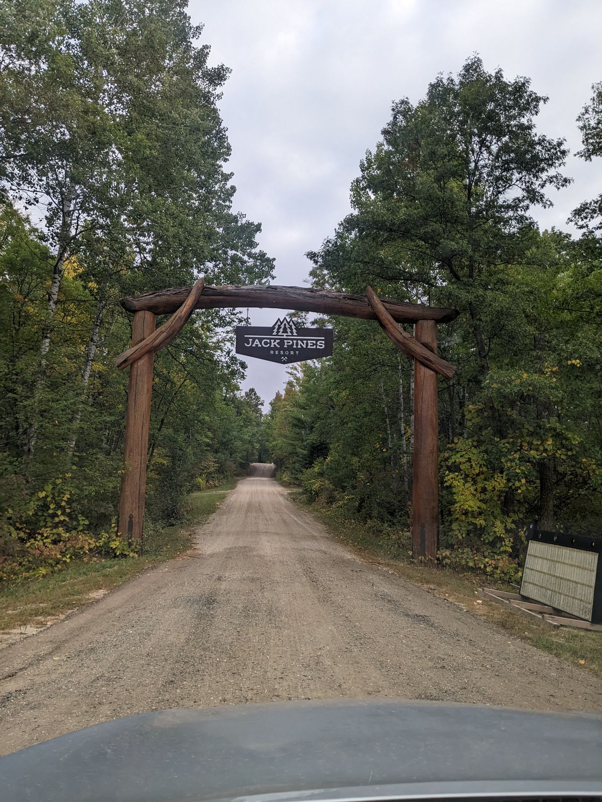 And at last I'd arrived! Don't worry, I stopped the car before taking this.