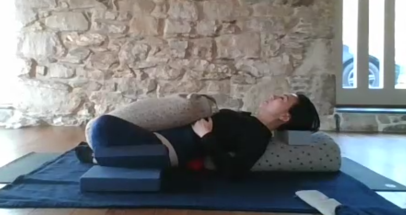 Supine Bound Angle Pose