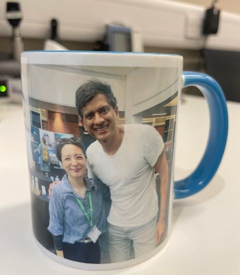 I met the Hero of Health!  Dr RC 