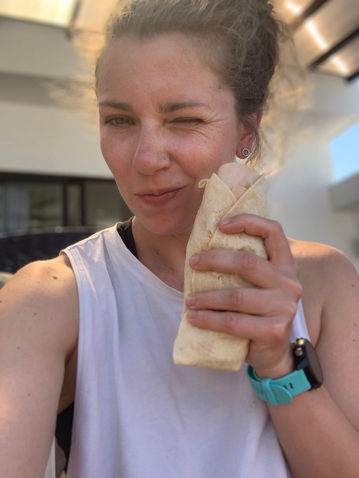 Wrap with Veggies & Meat