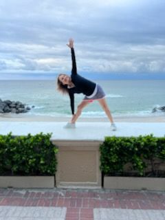 The foundation of a pose is that part of the body that is grounding down in that moment, the part of the pose that supports and balances the rest of the pose. Foundation is that part of the pose that gives the pose stability.