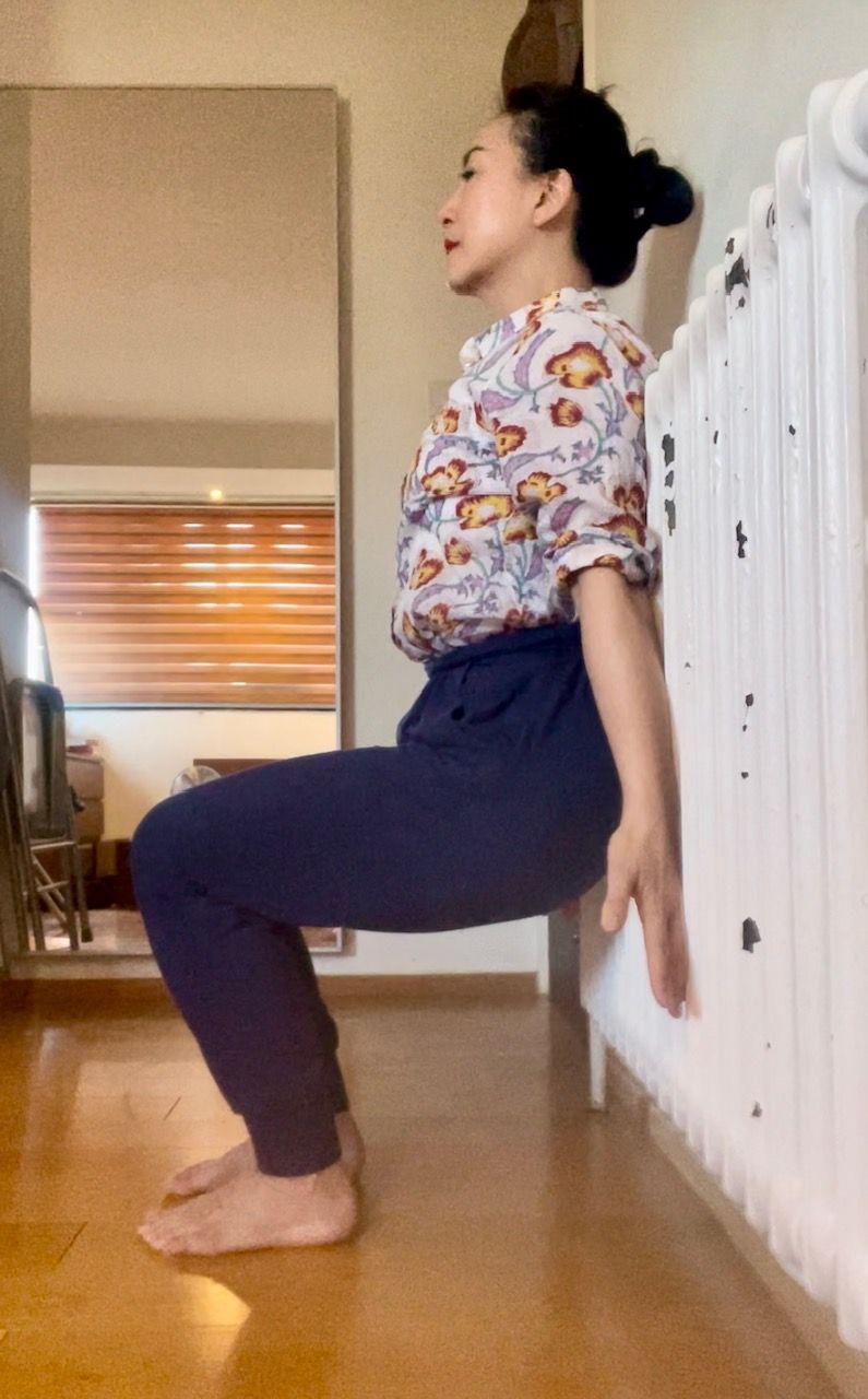 Wall (or Radiator) Utkatasana