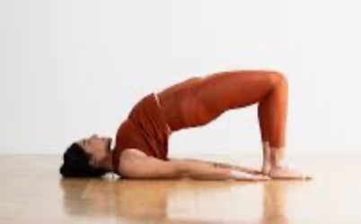 Lying Over Two Blocks, Head Dropping Back