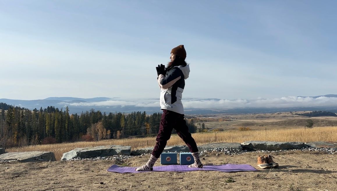 A moment of stillness from a recent Friday 30 online class. Practice with me via Zoom or video recording.