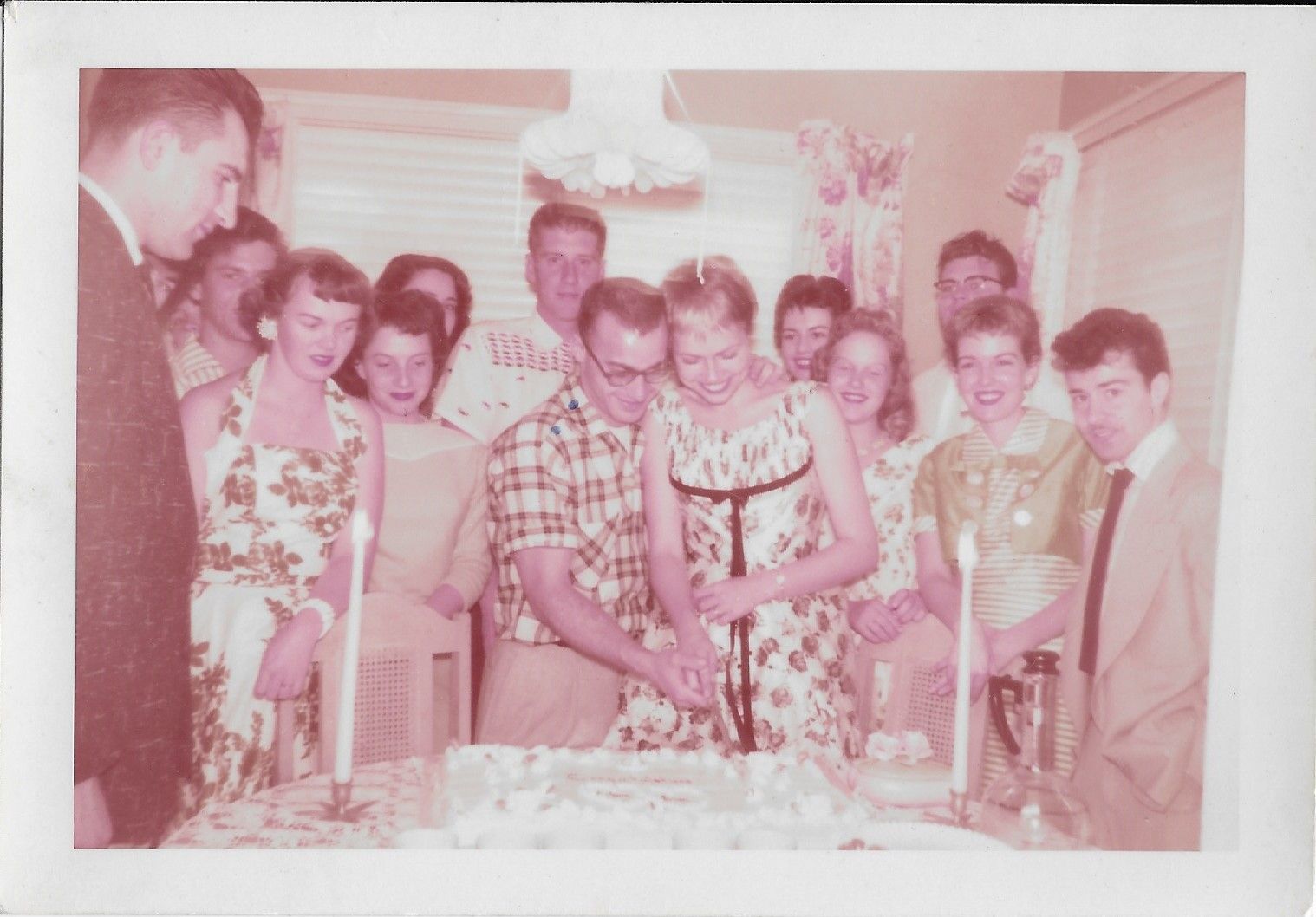 *This photo captures my mom and dad at their wedding reception in July 1958, cutting their cake together. My mom loved him wholeheartedly, with everything she had. My dad, on the other hand...his idea of love was marked by control, jealousy, and violence.