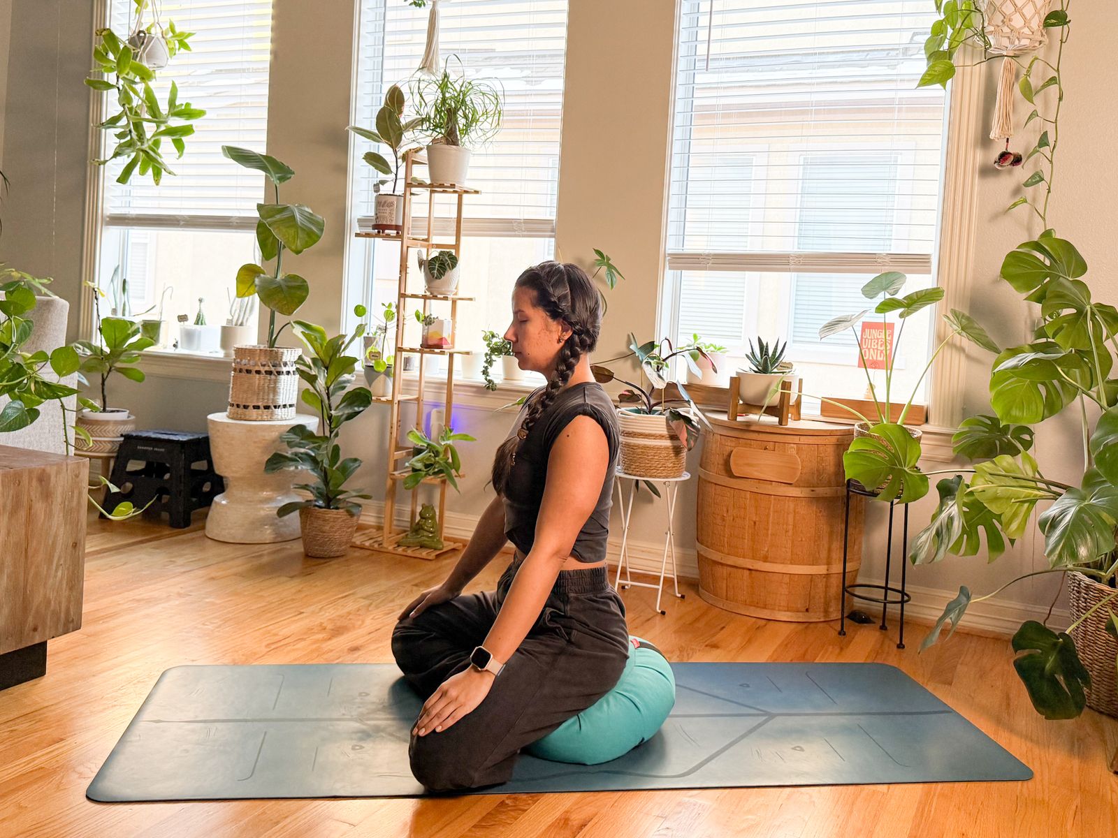 To deepen your mindfulness practice, try using a meditation cushion to stay comfortable during longer sessions.