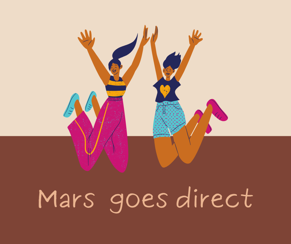 Mars goes direct