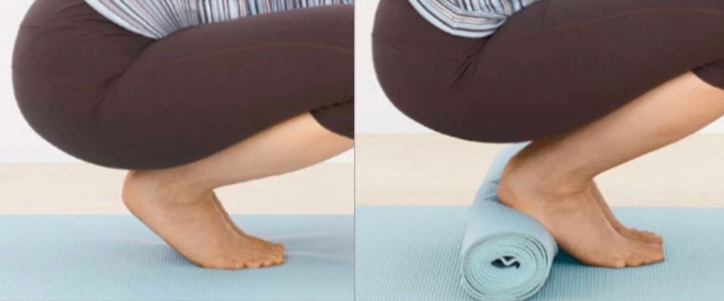 Lacking ankle flexion? Use heel support