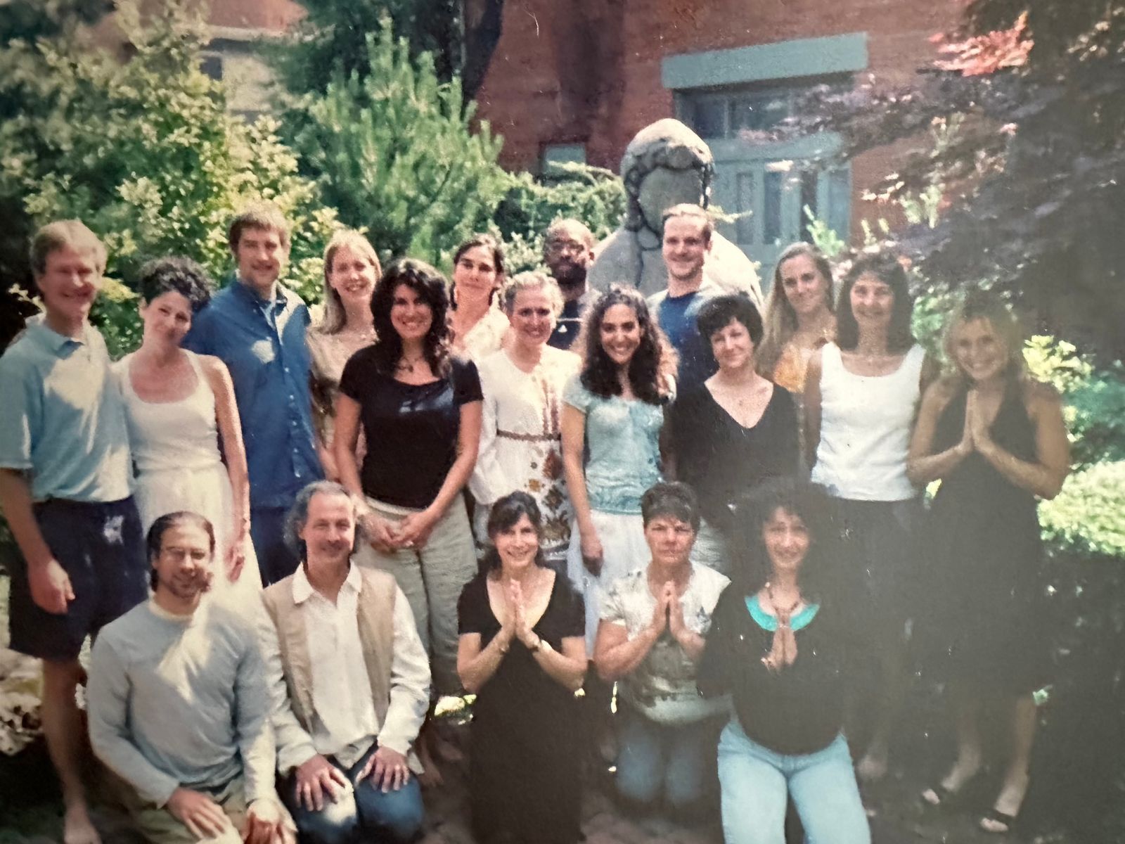 My graduating class from my first yoga teacher training, 2008, Francois in bottom row, second from left. 