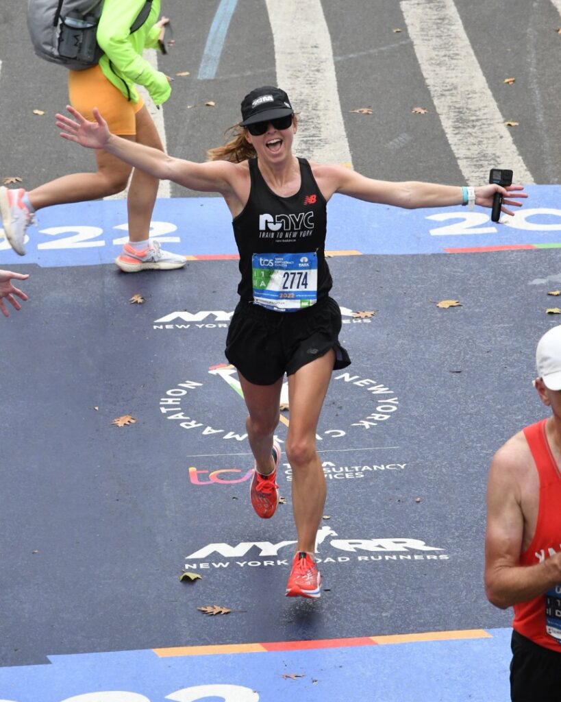 nyc marathon - meg finish