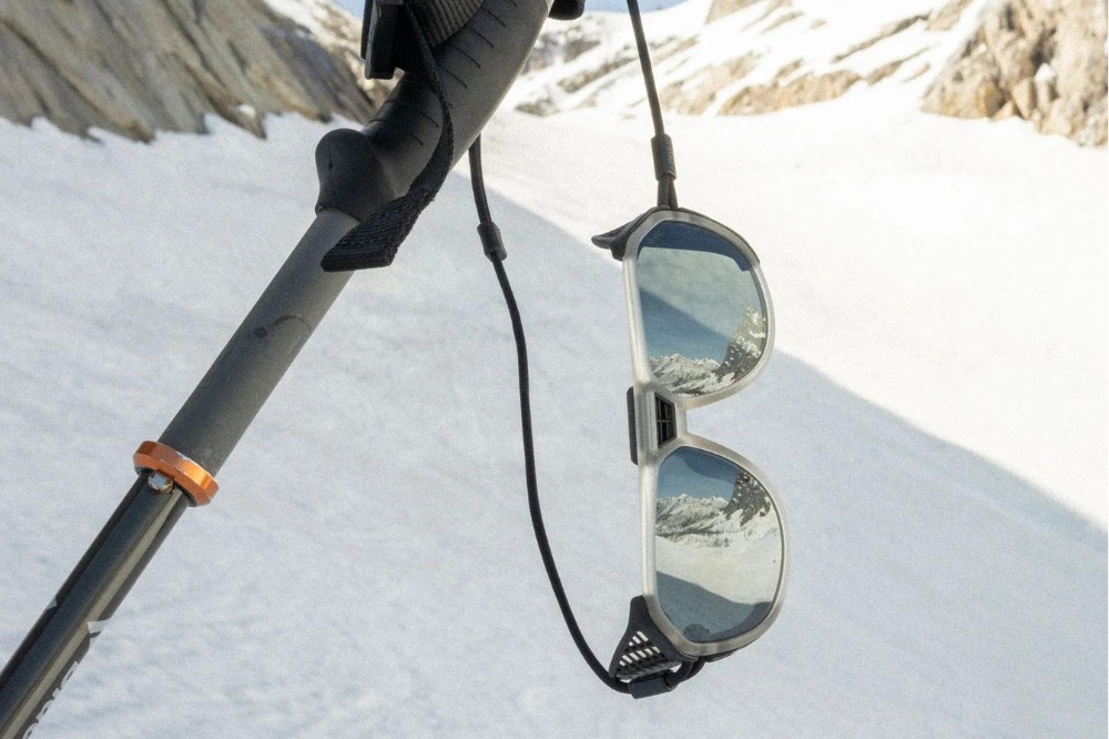 ombraz sunglasses - frost on snowy mountain