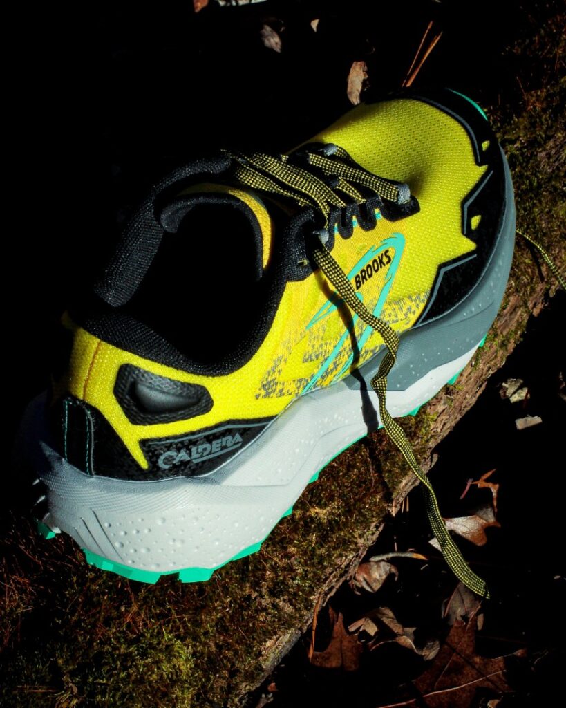 brooks caldera 7 heel vert